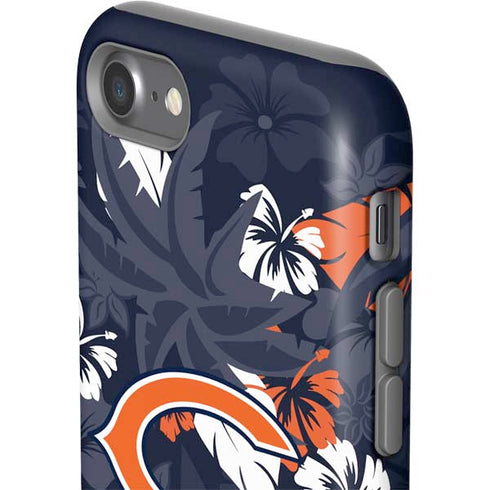 NFL Chicago Bears Tropical Print iPhone SE (2nd & 3rd Gen) Pro Case