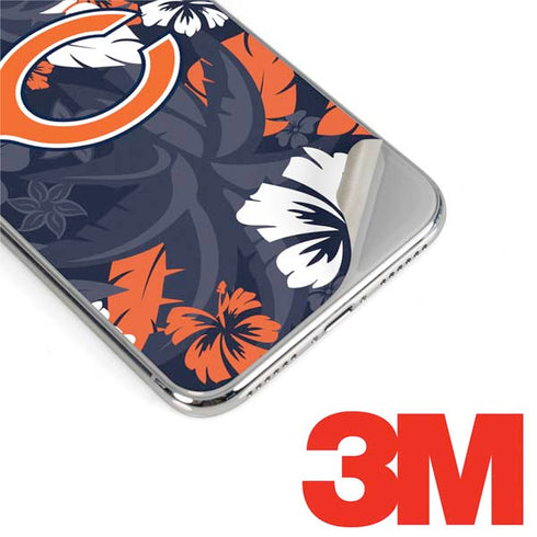 NFL Chicago Bears Tropical Print iPhone XS Max Skin