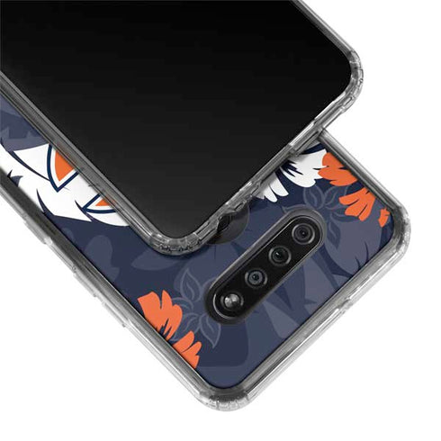 NFL Chicago Bears Tropical Print LG K51/Q51 Clear Case