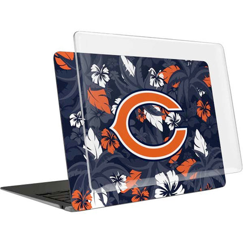NFL Chicago Bears Tropical Print MacBook Air 13in (2020) Case plus Skin