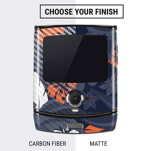 NFL Chicago Bears Tropical Print Motorola RAZR Skin