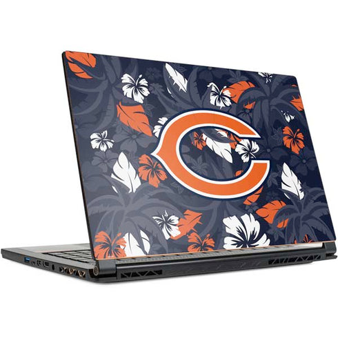NFL Chicago Bears Tropical Print MSI GS65 Stealth Laptop Skin