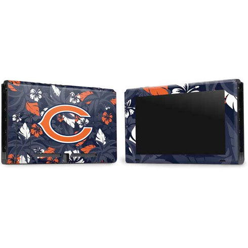 NFL Chicago Bears Tropical Print Nintendo Switch Bundle Skin