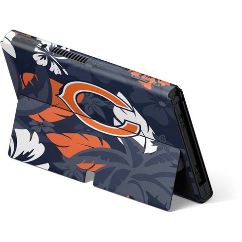NFL Chicago Bears Tropical Print Nintendo Switch OLED (2021) Skin