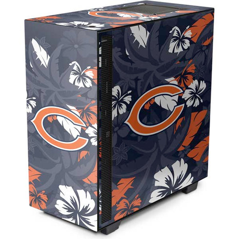 NFL Chicago Bears Tropical Print NZXT H510 Compact ATX Mid-Tower Case Skin