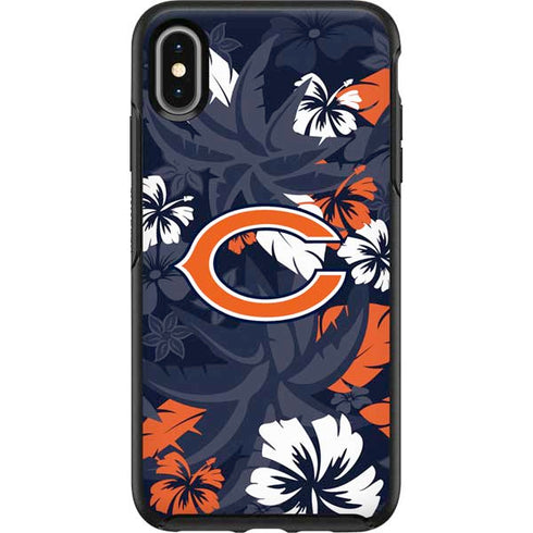NFL Chicago Bears Tropical Print Otterbox Symmetry iPhone Skin
