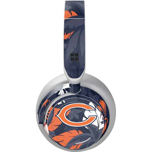 NFL Chicago Bears Tropical Print Surface Headphones Skin