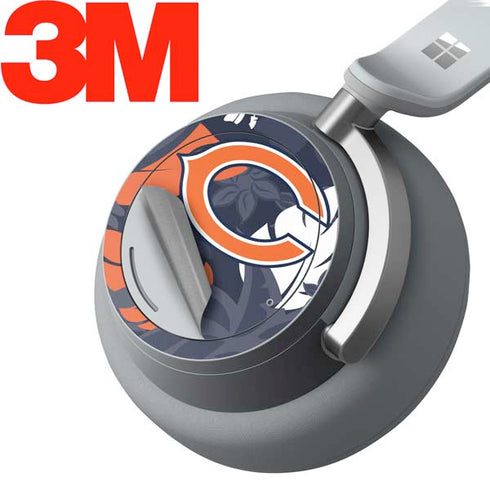 NFL Chicago Bears Tropical Print Surface Headphones Skin
