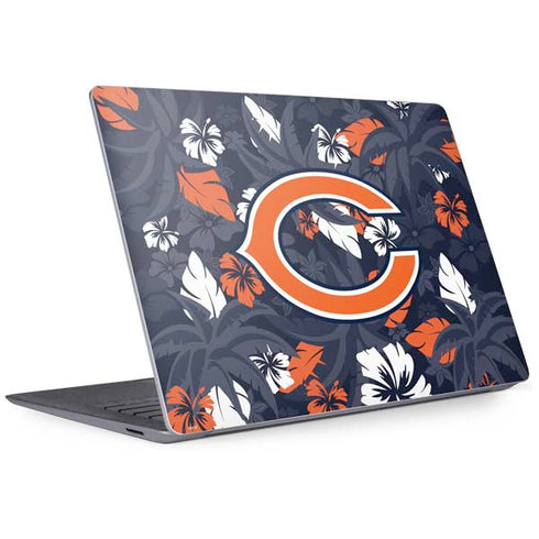 NFL Chicago Bears Tropical Print Surface Laptop 3 13.5in Skin