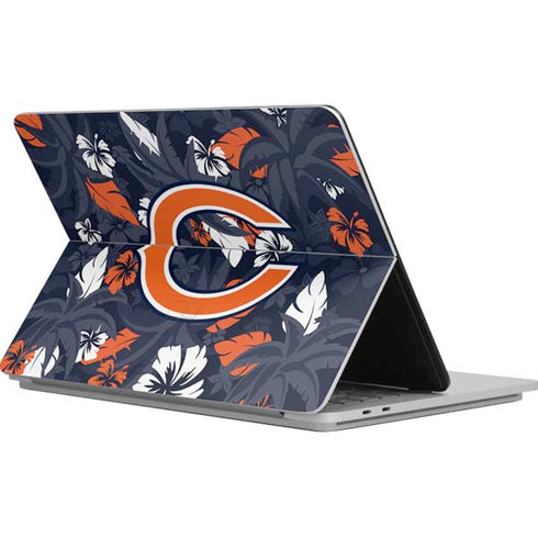 NFL Chicago Bears Tropical Print Surface Laptop Studio Skin