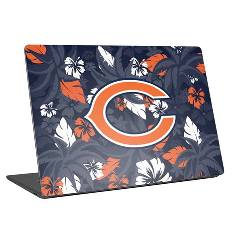 NFL Chicago Bears Tropical Print Universal Laptop 15in (12.2 x 8.8in) Skin