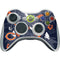 NFL Chicago Bears Tropical Print Xbox 360 Wireless Controller Skin