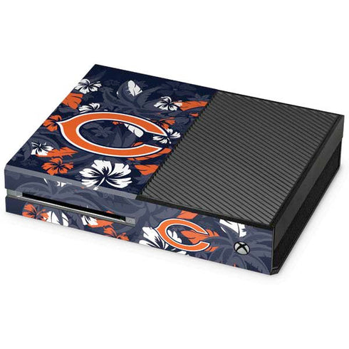 NFL Chicago Bears Tropical Print Xbox One Console Skin