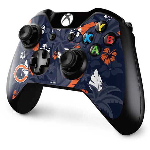 NFL Chicago Bears Tropical Print Xbox One Controller Skin