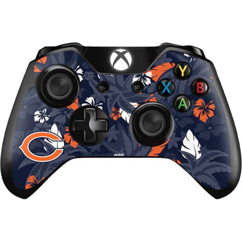NFL Chicago Bears Tropical Print Xbox One Controller Skin