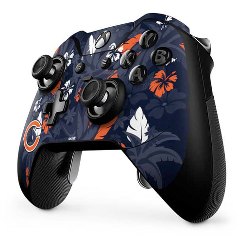 NFL Chicago Bears Tropical Print Xbox One Elite Controller Skin