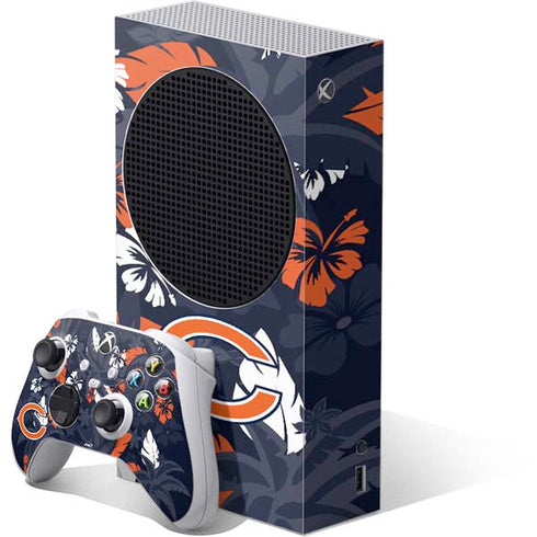 NFL Chicago Bears Tropical Print Xbox Series S Bundle Skin
