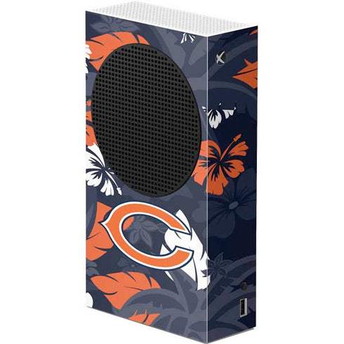 NFL Chicago Bears Tropical Print Xbox Series S Console Skin