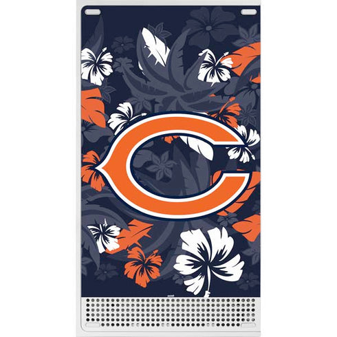 NFL Chicago Bears Tropical Print Xbox Series S Console Skin