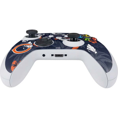 NFL Chicago Bears Tropical Print Xbox Series S Controller Skin
