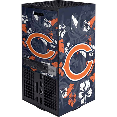 NFL Chicago Bears Tropical Print Xbox Series X Bundle Skin