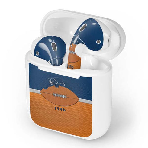 NFL Chicago Bears Vintage Apple AirPods Skin