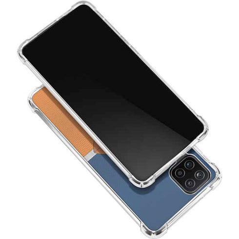 NFL Chicago Bears Vintage Galaxy A12 Clear Case