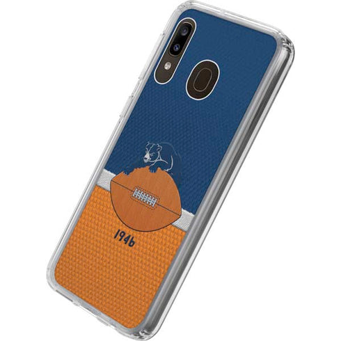 NFL Chicago Bears Vintage Galaxy A20 Clear Case
