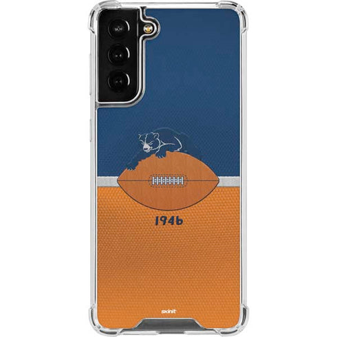 NFL Chicago Bears Vintage Galaxy S21 FE Clear Case