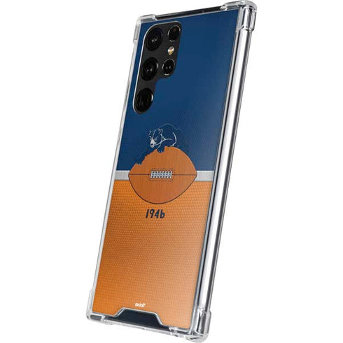 NFL Chicago Bears Vintage Galaxy S22 Ultra Clear Case