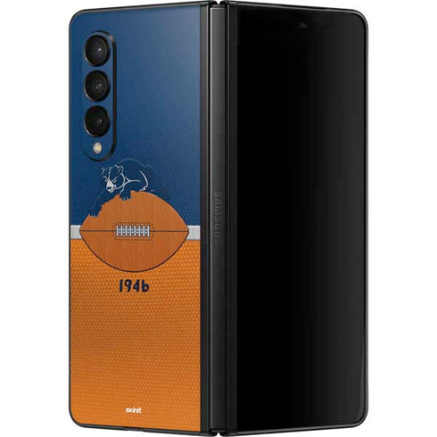 NFL Chicago Bears Vintage Galaxy Z Fold3 5G Skin