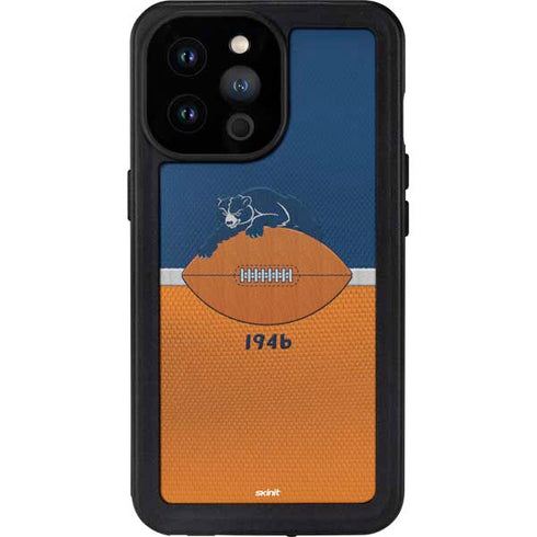 NFL Chicago Bears Vintage iPhone 14 Pro Max Waterproof Case