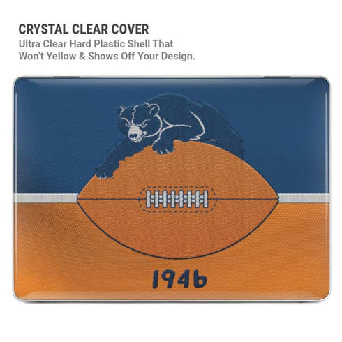 NFL Chicago Bears Vintage MacBook Pro 16in (2019-20) Case plus Skin