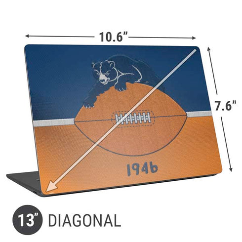 NFL Chicago Bears Vintage Universal Laptop 13in (10.6 x 7.6in) Skin