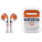 NFL Chicago Bears White Striped Apple AirPods Skin