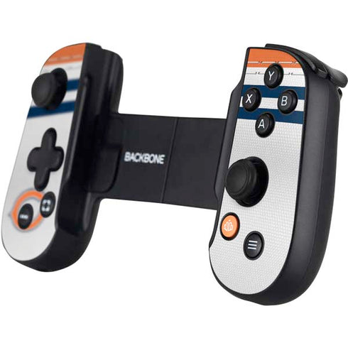 NFL Chicago Bears White Striped Backbone One for iPhone Game Controller Skin