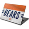 NFL Chicago Bears White Striped Dell Chromebook Skin