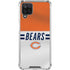 NFL Chicago Bears White Striped Galaxy A12 Clear Case