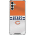 NFL Chicago Bears White Striped Galaxy A13 5G Clear Case