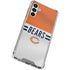 NFL Chicago Bears White Striped Galaxy A13 5G Clear Case