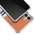 NFL Chicago Bears White Striped Galaxy A13 5G Clear Case