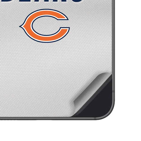 NFL Chicago Bears White Striped Galaxy A14 5G Skin