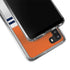NFL Chicago Bears White Striped Galaxy A21 Clear Case