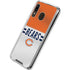 NFL Chicago Bears White Striped Galaxy A30 Clear Case
