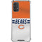 NFL Chicago Bears White Striped Galaxy A32 5G Clear Case