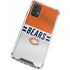 NFL Chicago Bears White Striped Galaxy A32 5G Clear Case