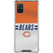 NFL Chicago Bears White Striped Galaxy A51 5G Clear Case