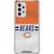 NFL Chicago Bears White Striped Galaxy A53 5G Clear Case