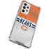 NFL Chicago Bears White Striped Galaxy A53 5G Clear Case