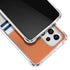 NFL Chicago Bears White Striped Galaxy A53 5G Clear Case